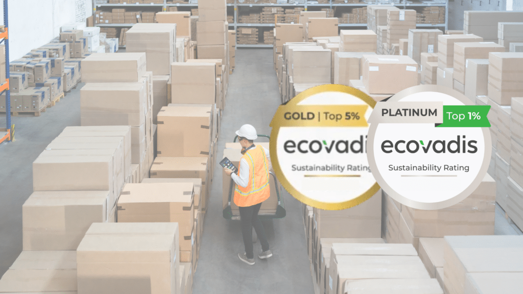 Palmarès des entreprises médaillées EcoVadis du secteur logistique